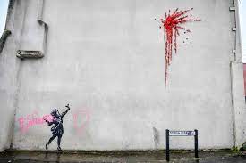 banksy says he s glad his new mural