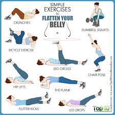 10 simple exercises to flatten your