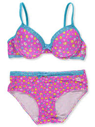 Limited Too Girls Bra Panty Set Sizes 30a 34a