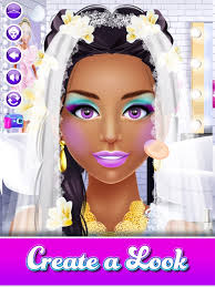 wedding day makeover on the app