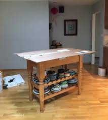 Working on the underside of the benchtop, position the frames. How I Realized My Kitchen Island Dream Without Spending A Fortune Viet World Kitchen