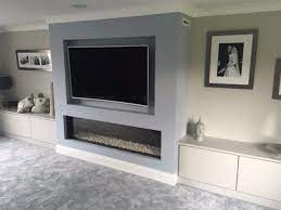 Fireplace With Recessed Tv