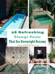Also known as a dipping pool, the plunge pool is a perfect compromise when space in your yard is at a premium. 28 Refreshing Plunge Pools That Are Downright Dreamy