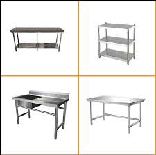 whole stainless steel cutting table