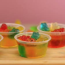 gummy bear jello cups