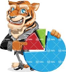 Tiger Businessman Vector Cartoon Character Aka Vice Tiger