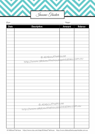 Expenses Worksheet Printable