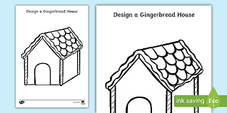 Design A Gingerbread House Template