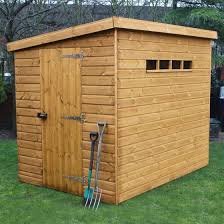 12x8 Traditional Pent Security Shed