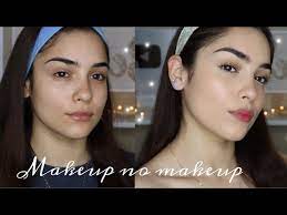no makeup makeup look maquillaje