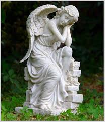 cement angel garden statues garden