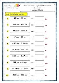 Metric System Charts Mania Conversions Worksheet 5th Grade Math