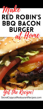 red robin bbq bacon burger recipe red