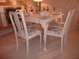 shabby chic extendable dining table