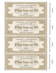 Lesezeichen basteln 26 tolle ideen aus papier stoff metall. Bookmark One Way Travel Ticket On Hogwarts Express Harry Potter Letter Harry Potter Printables Harry Potter School
