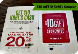 10 off 10 kohls coupon in the mail