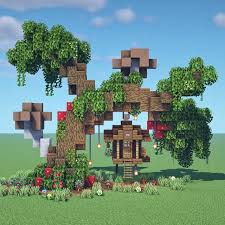 I Built A Wonky Treehouse Minecraft