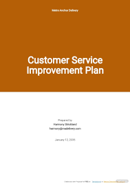 customer service plan exles 14 in
