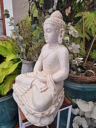 Large Buddha Statue On A Lotus 50cm