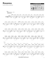 Rosanna By Toto Piano Vocal Guitar Right Hand Melody Digital Sheet Music