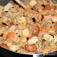 stovetop stuffing recipe table for seven