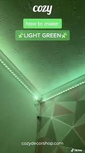 How To Make Light Green With Led Lights Green Led Light Lights In 2020 Led Room Lighting Led Lighting Bedroom Led Light Strips Diy