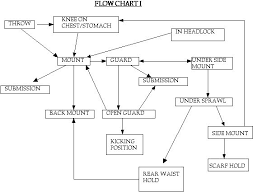 Flow Diagrams Rickson Gracies Jiu Jitsu Secret