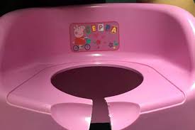 After Peppa Pig Potty Seat Gets Stuck