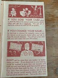 your social security account card 1961