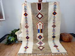 hand woven moroccan wool rug
