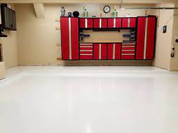 white garage floor coating polyurea