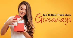 top 15 best trade show giveaways 2022