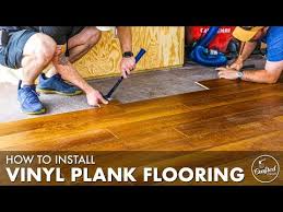 how to install vinyl plank flooring