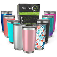 chillout life stainless steel tumbler