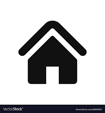 home icon in modern design style for