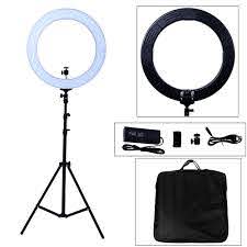 2020 18 Inch Photo Studio Lighting Led Ring Light Bi Color 3200 5600k Photography Dimmable Ring Lamp With Tripod For Portrait Makeup From Jinggonginternet 143 31 Dhgate Com