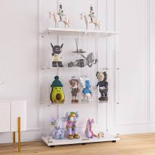 Shelves Glass Display Storage Cabinet