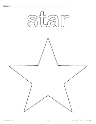 Shape Coloring Pages Dotted Line Shapes Page Geometric Small Star