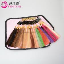 China Human Hair Color Ring 32pcs Set For Salon Hair Color