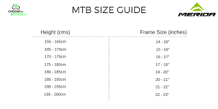 15 Unexpected Merida Mtb Size Chart