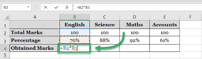 cell references in excel relative