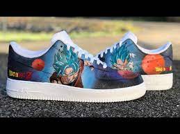 Hand painted nike air force 1 sneakers! Custom Dragonball Z Nike Air Force One Review Youtube