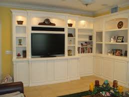 White Corner Wall Unit Woodwork Creations