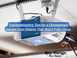 fixing chamberlain garage door opener