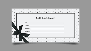 printable gift certificates for your
