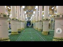 masjid nabawi new green carpet look