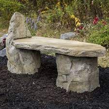 Stone Garden Bench Outdoor Pergola