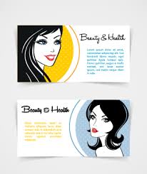 exquisite beauty salon business cards