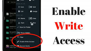 fixed enable write access permission