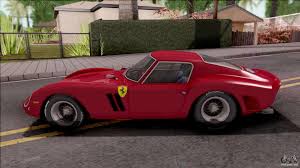 Files for gta liberty city stories (ios, android). Ferrari 250 Gto 1962 Red For Gta San Andreas